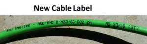 New Cable Label