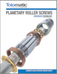 Tolomatic Planetary Roller Screw Brochure Cover