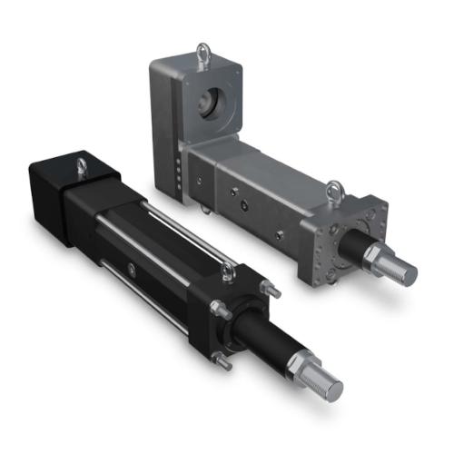 Tolomatic RSX50 high‑force electric linear actuators for hydraulic replacement applications